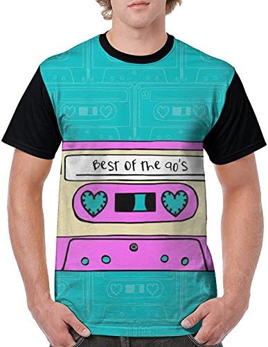 Fita Cassete Mens Graduation Crew Neck T-shirt