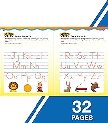 Trace Letters Handwriting Workbook, Alphabet and