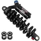 Catazer RCP2S Downhill Bike Metal Rear Suspension Spring Shock 190mm 550lbs | 190mm rear shock, High strength aluminum alloy, 12mm chrome shaft, Damping adjustment, For long travel AM FR DH mountain bike