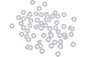Cloudool Silicone Rubber Stopper for Jewelry Clip Lock Spacer Charm Beads Necklace Bracelets Lock Spacer Charm