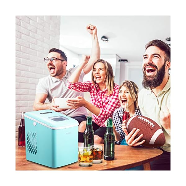 Ice Maker, Portable Ice Maker Machine for Countertop, 9 Cubes Ready in