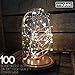 Miatec Solar String Lights, 100 LEDs Starry String Lights, Copper Wire Solar Lights Ambiance Lighting for Outdoor, Gardens, Homes, Dancing, Christmas Party Updated Version, 2 Pack