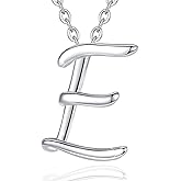 Mypre 925 Sterling Silver Initial Necklaces for Women - 18-20 Inch Chain