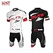 Arltb Cycling Jersey and Bib Shorts Set Black