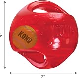 KONG Jumbler Ball Fetch Toy for Dogs Large XL - Squeaker Tumbling Ball view 5