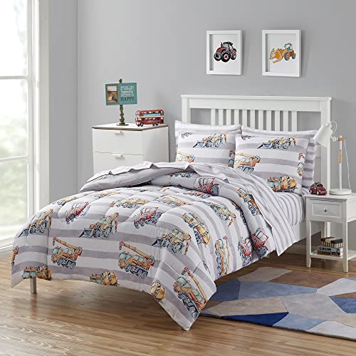 Kids Bedding Set Bed in a Bag for Boys and Girls Toddlers Printed Sheet Set and…
