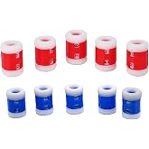 Booge 10 Pcs 2 Sizes Plastic Knit Counter Knitting Crochet Stitch Marker Row Counter for Recording The Number of Weaving Rows - 5 Large and 5 Small