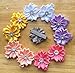 QandSweet 32 Pcs Girls Hair Clips Safety Clip Rhinestone Flower Barrettes for Toddler Girl Teens and Womens