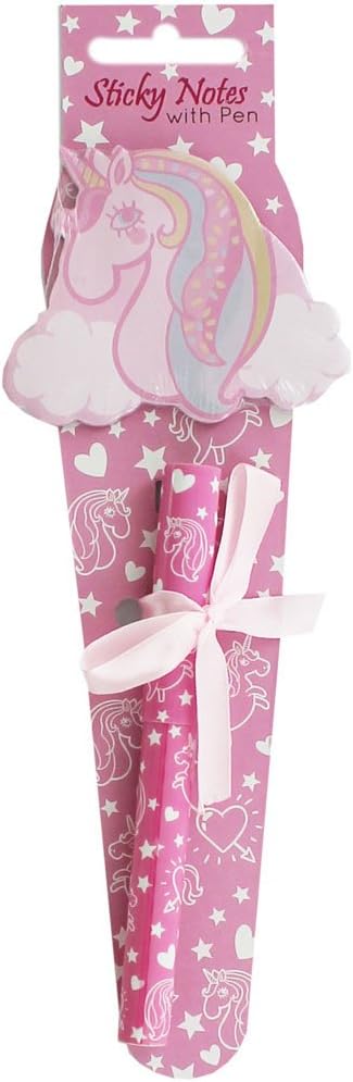 Unicorn Sticky Notes with Pen Set