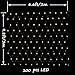 Ollny Led Net Mesh Fairy String Decorative Lights Low Vlotage - Christmas Tree-wrap Wedding Outdoor Party Garden Decorations 9.8ft x 6.6ft 200 LEDs 8 modes Warm White(Remote & Timer)