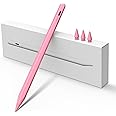 Stylus Pen for iPad W/Palm Rejection Tilt Sensitivity,13 Mins Fully Charged,MEKO Active Touch Screen Apple Pencil Compatible W/iPad 6/7/8/9/10,iPad Pro12.9&11",iPad Air3/4/5,iPad mini5/6-Pink