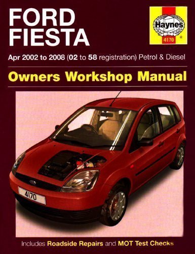 Ford Fiesta Owners Workshop Manual: 2002 to 2008 (Haynes Service and Repair Manuals) by Jex, R. M. (2009)