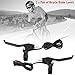 SolUptanisu 1 Pair Electric Bike Brakes Durable 2 Wires Left & Right Bicycle Electric Brake Lever Replacement Parts for E-Bike Mountain Bike Accessories Blackthumb 2