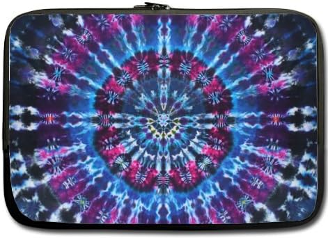 Fashionable Style Colorful Tie Dye Macbook, Macbook Air/Pro 13 Inch All 13" Laptop Notebook Computer Carrying Case Sleeve (Twin sides)