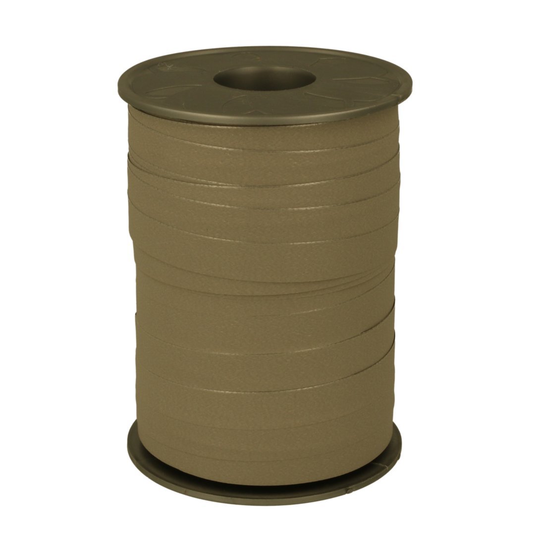 C.E Pattberg Gift Ribbon - grey Matt, 200 m Ribbon In Paperlook For Wrapping Gifts, 10 mm Width, Create Beautiful Floral And Baby Shower Decorations, Pastel Balloon Ribbons - For Every Occasion — image 1