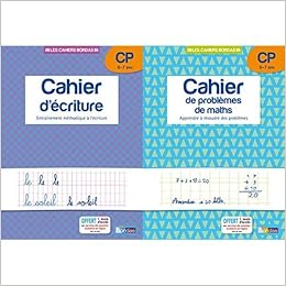 Amazon Fr Les Cahiers Bordas Cahier D Ecriture Cp Cahier De Problemes De Maths Cp Livres