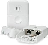 Ubiquiti ETH-SP Ethernet Surge Protector 1 Gbps PoE Protection White view 2