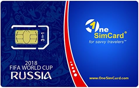 OneSimCard World Cup Russia 2018 DATA SIM Card includes 5000 MB of Russian data and $10 airtime balance. Use the SIM card after the World Cup in 200+ countries.