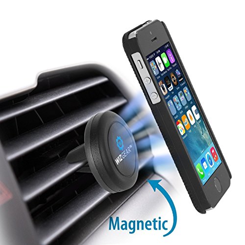 WizGear Universal Air Vent Magnetic Phone Car Mount Holder with Fast Swift-Snap Technology for Smartphones and Mini Tablets, Black Cell Phones & Accessories, Accessories, Car Accessories, Car Cradles & Mounts