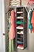 ClosetMaid Over the Door Hanger Rack with 6 Hooks, for Hats, Scarves, Belts, Necklaces, Towels, Jackets, Nickel Finish