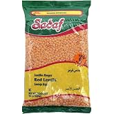 Sadaf Red Lentils - Domestic Red Lentils for Cooking &amp; Food Flavoring - Nutritious and Flavorful Lentil - Kosher - 24 oz Resealable Bag