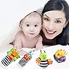 Foot-Finders-Wrist-Rattles-for-Infants-Developmental-Texture-Toys-for-Babies-Infant-Toy-Socks-Baby-Wrist-Rattle-Newborn-Toys-for-Baby-Girls-Boys-Baby-Boy-Girl-Toys-0-3-3-6-6-9-Months Foot Finders & Wrist Rattles for Infants Developmental Texture Toys for Babies & Infant Toy Socks & Baby Wrist Rattle - Newborn Toys for Baby Girls Boys - Baby Boy Girl Toys 0-3 3-6 6-9 Months
