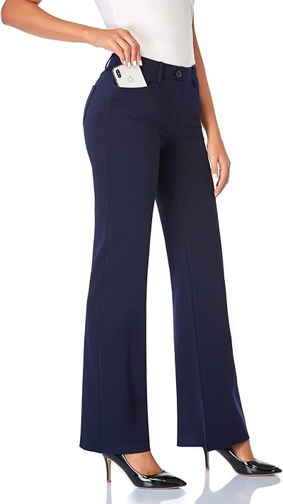 Tapata Damen 71cm/76cm/81cm/86cm/91cm Bootcut Stretch-Hose mit 4 Taschen, Tall/Lang/Regulär/Petite Für Büro Business Alltag Elegante Hose