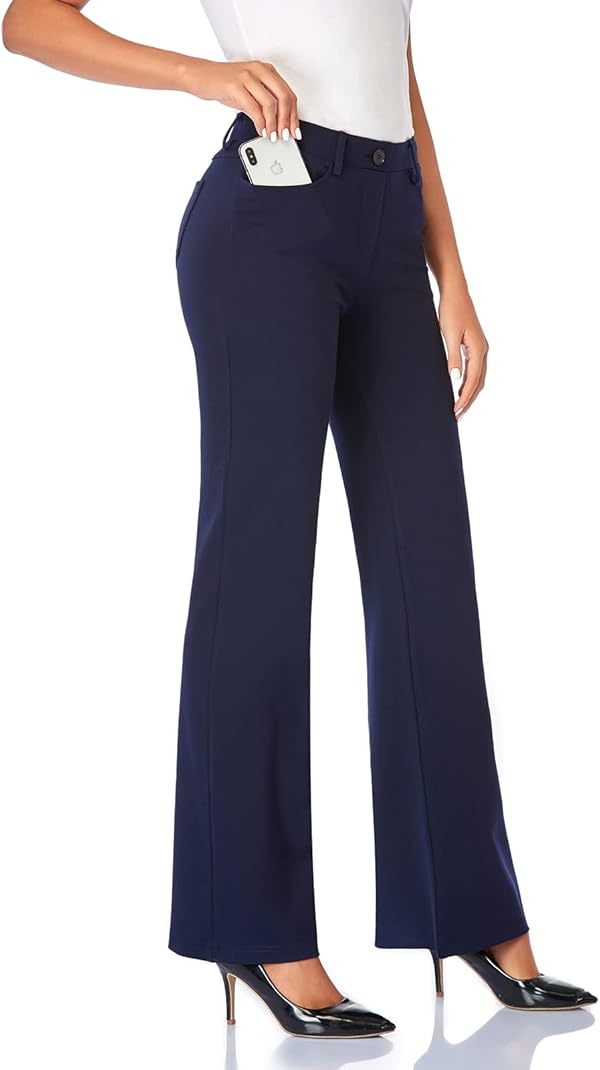 Tapata Damen 71cm/76cm/81cm/86cm/91cm Bootcut Stretch-Hose mit 4 Taschen, Tall/Lang/Regulär/Petite Für Büro Business Alltag Elegante Hose