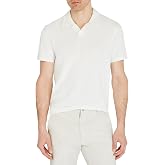 Club Monaco Men's Loop Terry Johnny Collar Polo