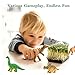 Zooawa 12 Pcs Mini Dinosaur Play Set, Assorted Realistic Small Dinosaur Figure Model Toy for Kids and Toddlers - Colorful