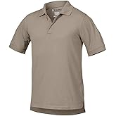 LA Police Gear LAPG Men's Operator Tactical Short Sleeve Polo Shirt, Lightweight & Comfortable Uniform Polo Shirt for Men