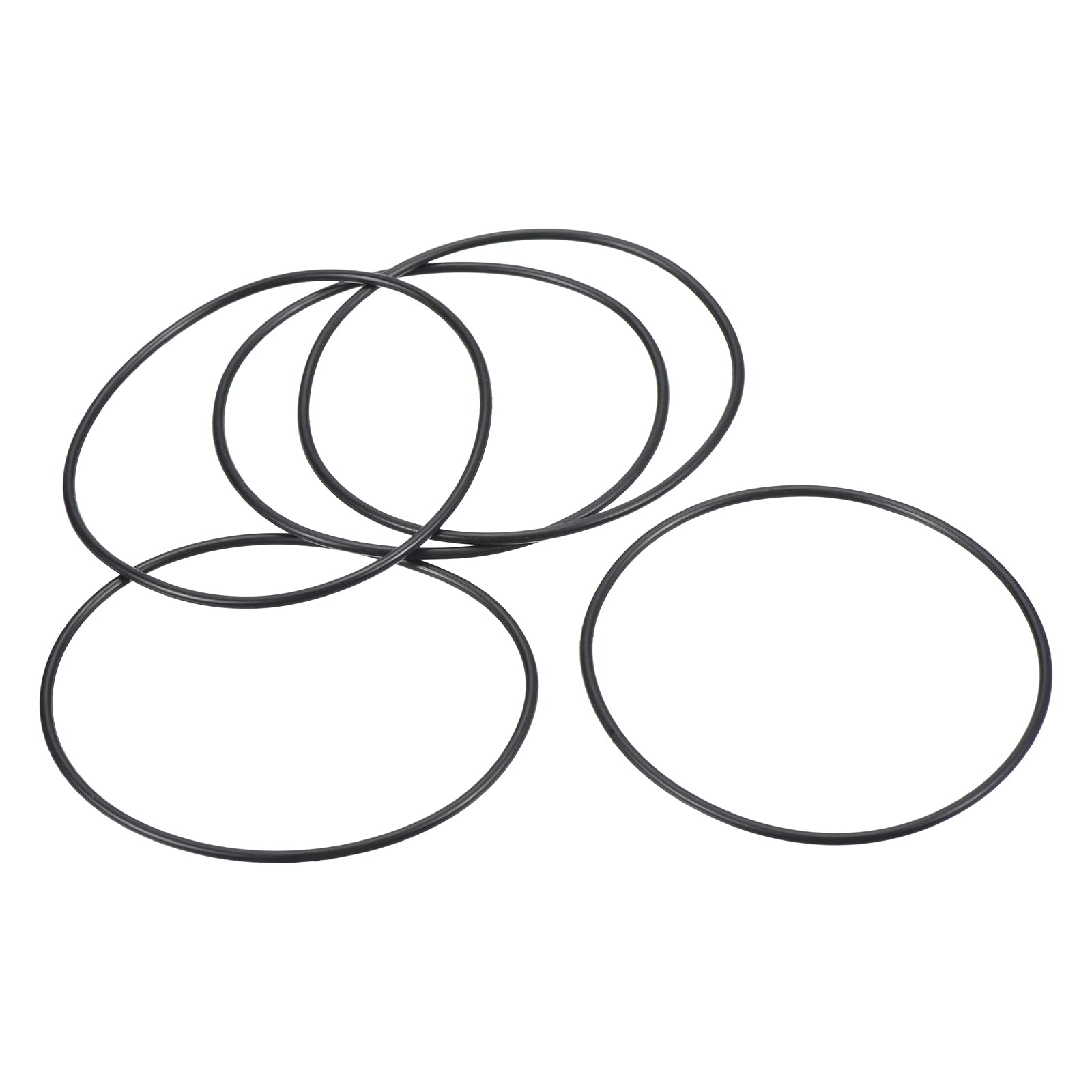PATIKIL Nitrile Rubber O-Rings 70mm OD 66mm ID 2mm Width, 20 Pcs Metric Sealing Gasket for Faucet Plumbing Automotive Repair, Black