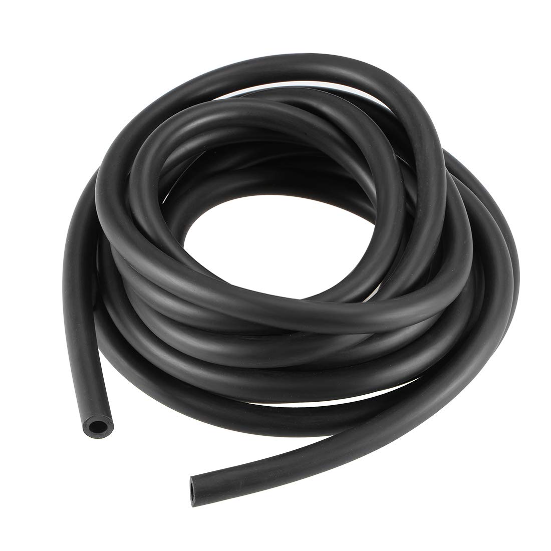 sourcing map Lubricating Oil Hose, 6mm(15/64") ID x 10mm(25/64") OD 13.12Ft/4M Rubber Water Hose Pipe Tubing Black