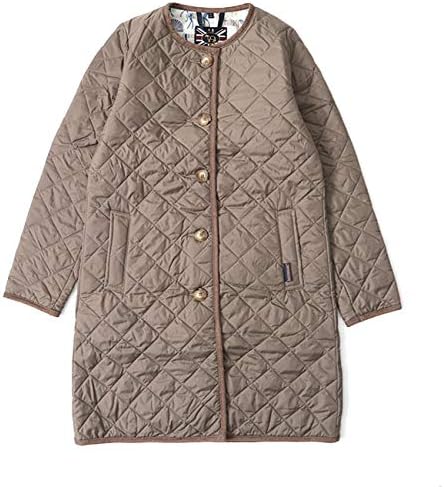 Amazon Co Jp 50周年限定モデル Lavenham ラベンハム Lound ラウンド リバティノーカラー キルティングコート ロングコート レディース 服 ファッション小物