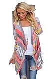 Shivali sethi Women's Geometric Print Drape Front Knit Cardigan