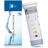 Chlorine Test Strips 0-500 ppm 100Pcs Restaurant Test Strips Food Service | Bleach Sanitizer Test Strips Food Service ‑ Free Chlorine Tester, Restaurant Supplies, Kitchen Sanitizing Solutions
