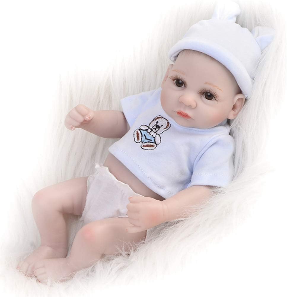 Prezzo Candyana Rinato Baby Doll Silicone Vinile Neonato Bambole Grandi Occhi Ragazzo Carino Compleanno Natale Regali Offerte
