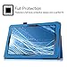 Insignia 10.1 Inch Tablet NS-P10A7100 / NS-P10A8100 Case, Fintie Slim Fit Premium Vegan Leather Folio Cover with Stylus Holder for Insignia Flex NS-P10A7100 / NS-P10A8100 Android Tablet, Royal Blue