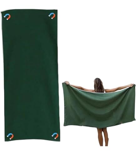 Serviette De Plage Aimantée, Légère Et Surdimensionnée, En