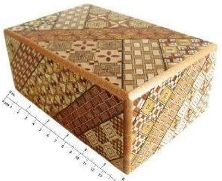 Yosegi Puzzle Box 5 sol, 10 pasos: Amazon.es: Hogar