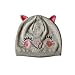Toubaby Toddler Girl Winter Animal modelling Knitted Cap Baby Hats Gray 0-4T