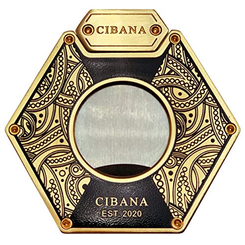 Cibana Cigar Cutter Premium Hexagonal Stainless Steel Cigar