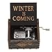 Game of Thrones Music Box Wooden Engraved Wood Main Theme GOT Winter is Coming for Fan Birthday Gift