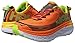 Hoka One One Mens Bondi 5 Running Shoe,  Red Orange/Gold - 10 D(M) US