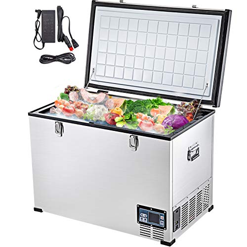 VEVOR Car Freezer,122 Quart Portable Chest Freezer,115L Deep Freezer