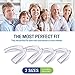 VieBeauti Professional Moldable Mouth Guard, Dental Night Guard for Grinding Teeth, 2 Sizes, 4 Pieces New Upgraded Night Dental for Teeth Grinding,Eliminates Bruxism & Teeth Clenching