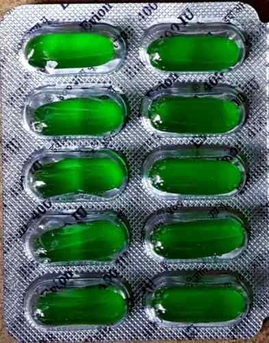 50 Evion Capsules Vitamin E for Glowing Face,Strong Hair,Acne,Nails, Glowing Skin 400 mg