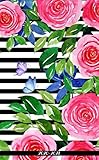 2020-2021: 2-Year Small Pocket Planner Calendar with Phone List, Password Keeper and Notebook. 24 Month Agenda, Calendar, and Organizer (Jan 2020 to ... Stripe Design Cover (flower pocket calendar) by Miranda R. Turner