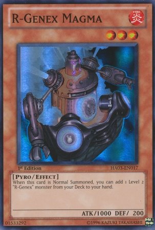 Yu-Gi-Oh! - R-Genex Magma (HA03-EN017) - Hidden Arsenal 3 - 1st Edition - Super Rare