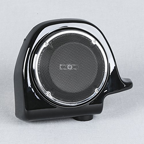 XFMT Lower Vented Fairing 6.5" Speakers Grill & Box Pods Compatible with Harley Davidson Touring Models FLT, FLHT, FLHTCU, FLHRC, Road King, Street Glide, Electra Glide, Ultra-Classic 1988-2013 - Thumbnail 6